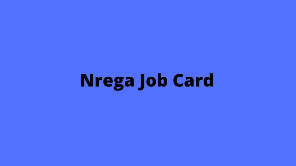 Nrega Job Card